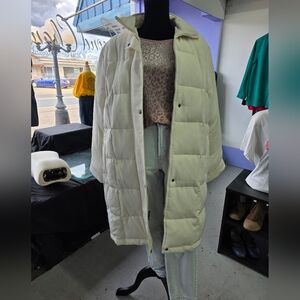 White Puffer Coat